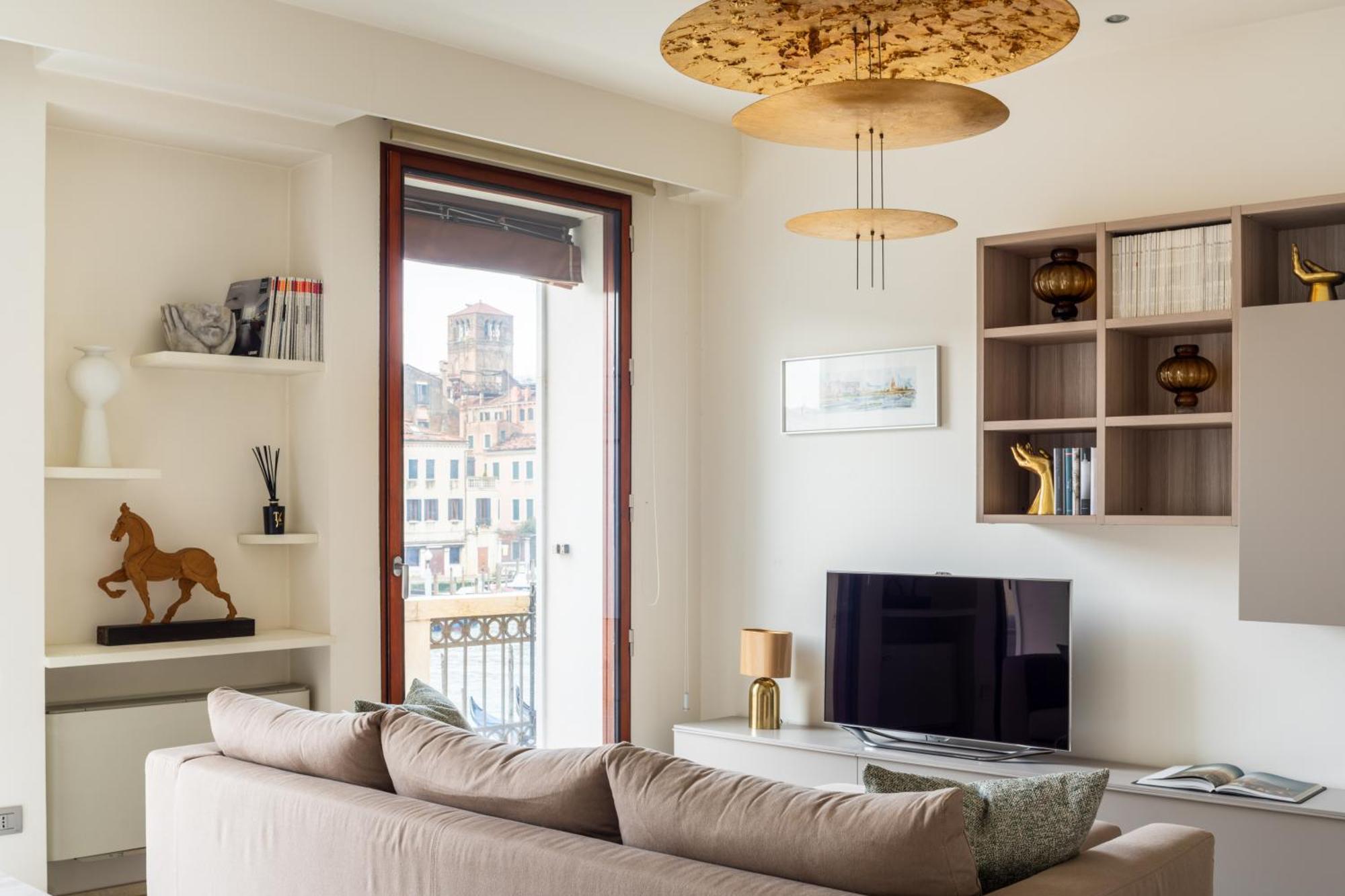 Grand Canal Luxury Apartment With Terrace R&R Venedig Exteriör bild